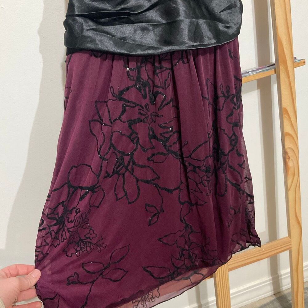 Speechless halter dress, purple/Burgundy,size large - Picture 3 of 14